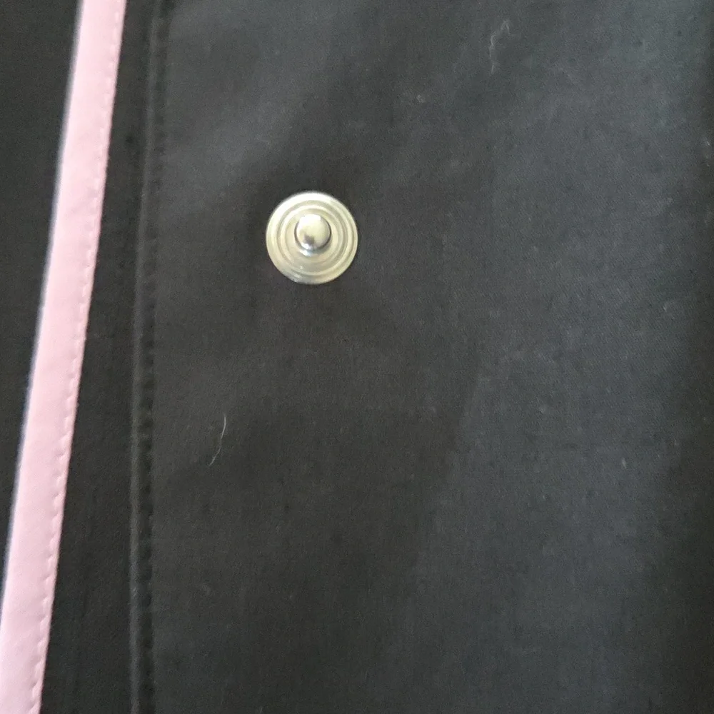 Like New Women's GAP Long Black Coat Jacket W/ Two Side Pockets Size XS